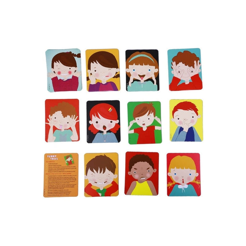 Good Mood Games Funny Faces, Card Games For Children