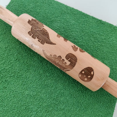 Dino Theme Play Dough Rolling Pin For Kids