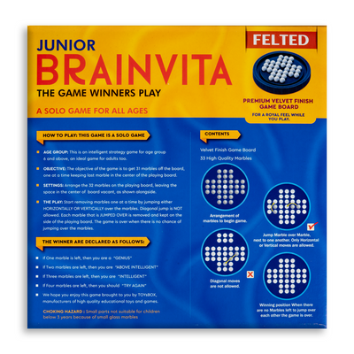 Colourful Brainvita - Felted Junior