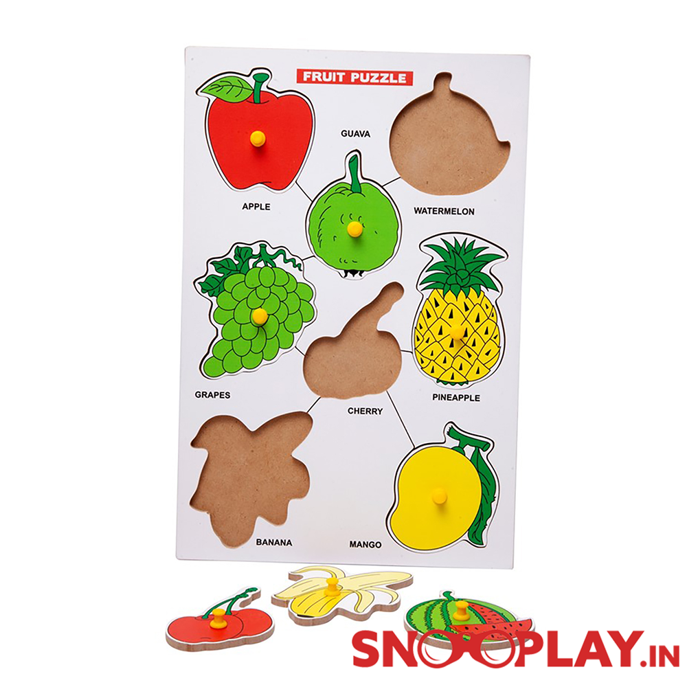 Wooden Fruit Puzzle for Kids