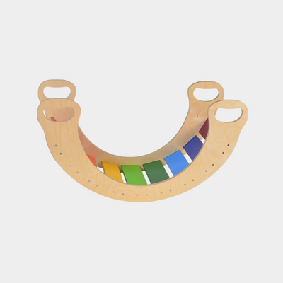 Small Rainbow Rocker Balance Board