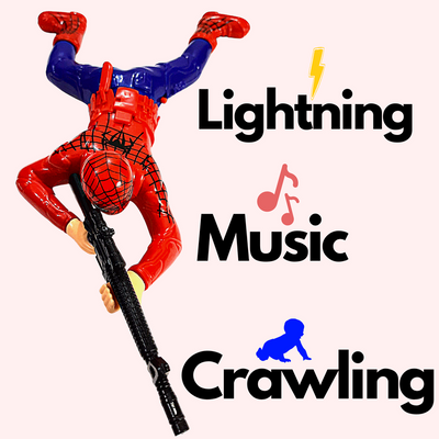 Crawling Spiderman Toys | Crawling Toy | Big in Size (14 Inch)