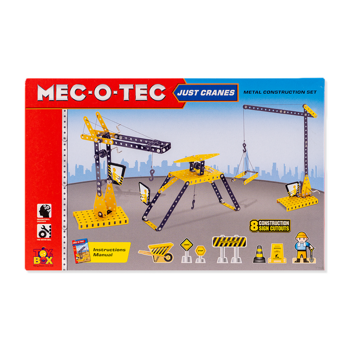 Mec O Tec Just Crane Building & Construction Play Set - 110 Pieces (6-10 Years)