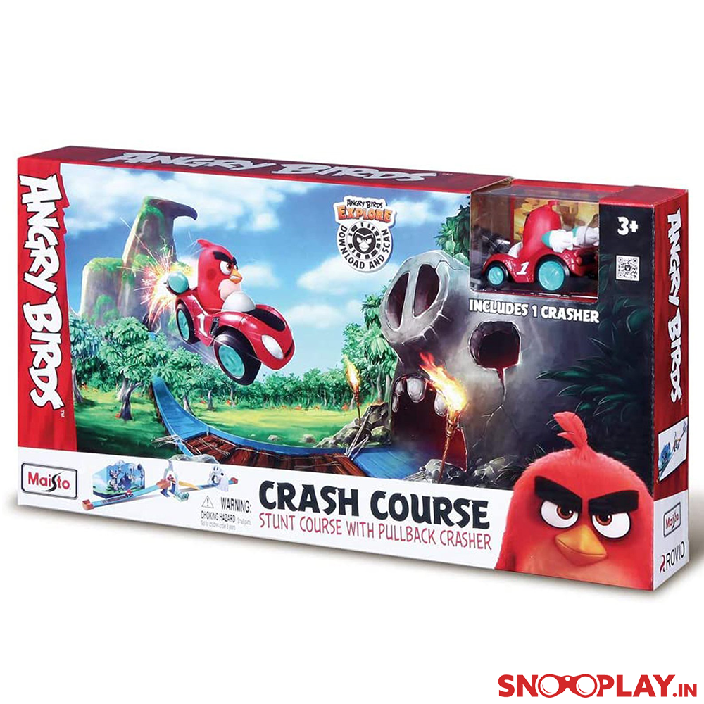 Angry Birds Crash Course Race Track Set