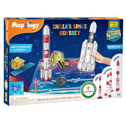 Imagimake Mapology Offer - India's Space Odyssey & Monuments of India 3D Puzzle