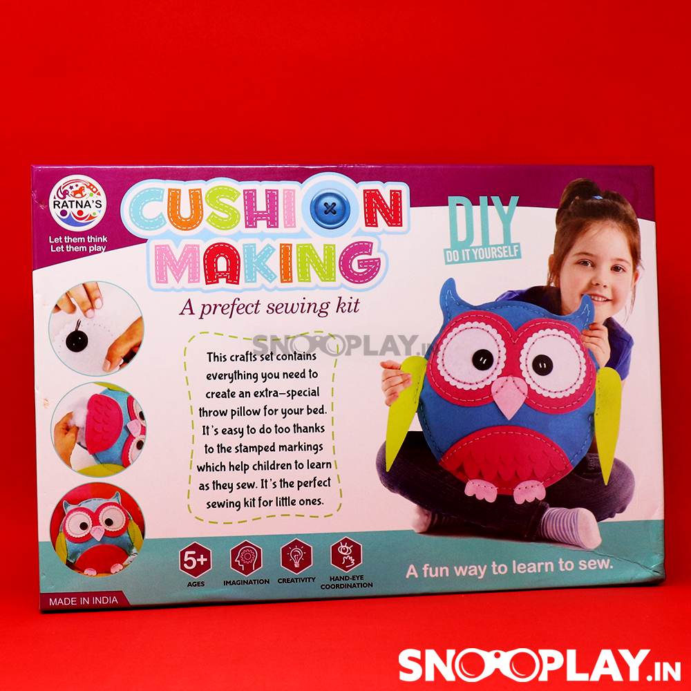 Cushion Making DIY Craft Kit (8-12 Years)