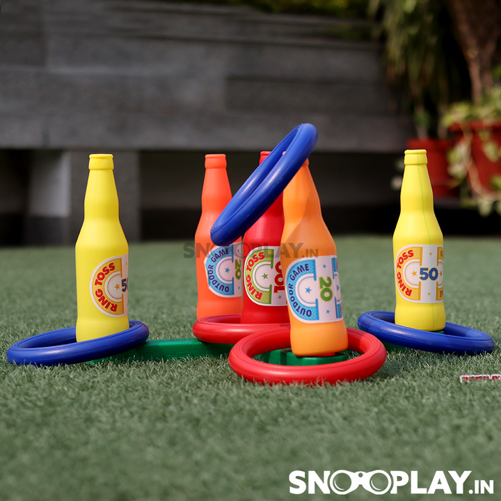 Bottle Ring Toss Game For Indoor & Outdoor