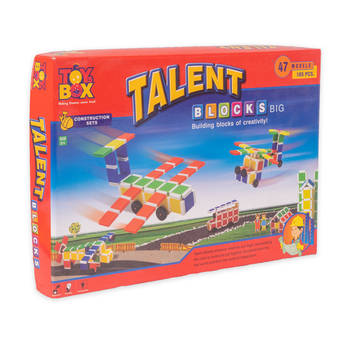 Big Talent Building Blocks - 185 Pieces (3-7 Years)