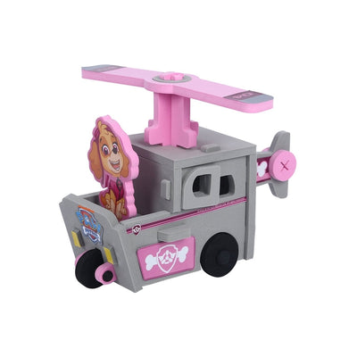 Li'l Wizards Paw Patrol Skye Build N' Play , Easy To Build 3D Foam Vehicle With Moving Wheels