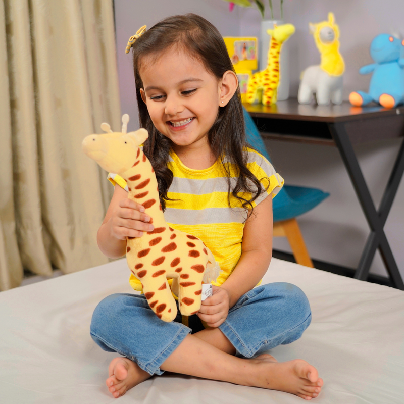 Furrendz Jolly Giraffe 10" Plush- Blue