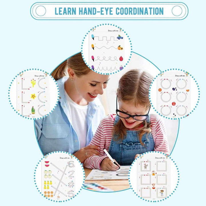 Dot To Dot Line Tracking Workbook