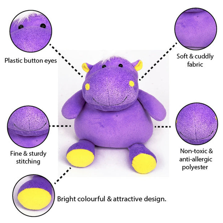 Furrendz Tammy Hippo 10" Plush - Purple