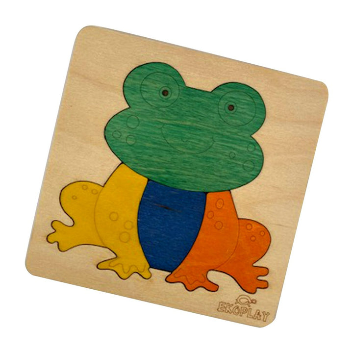 Wooden Happy Frog Puzzle (1-2 Years)