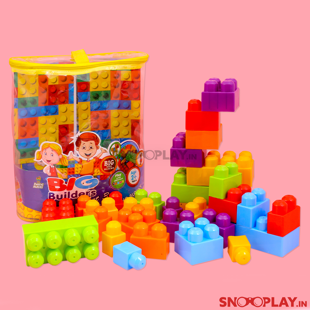 Buy Big Builder blocks set 3 age 2 big blocks for kids Online