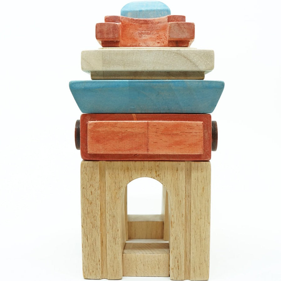 India Gate Blocks (Wooden Puzzle set) - 6 Pieces