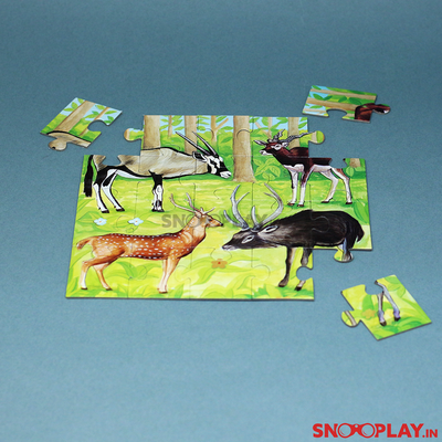 Animals Puzzles (Series 4) - Set of 4 Jigsaw Puzzles
