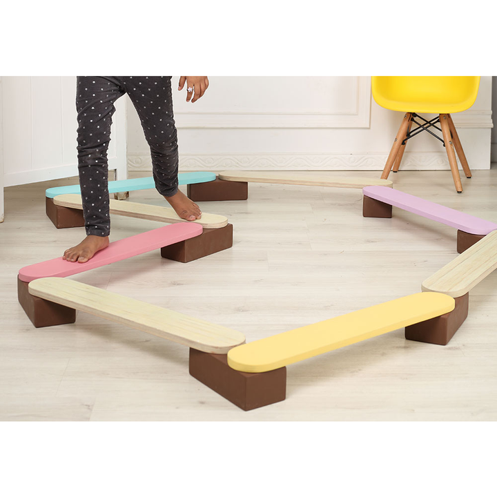 Wooden Balancing Beam for Kids