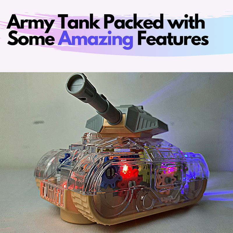 Tank Toys | Gear Light Toy | 3D Lightning | Music | for Kids (Gear Lightning Tank Toy)