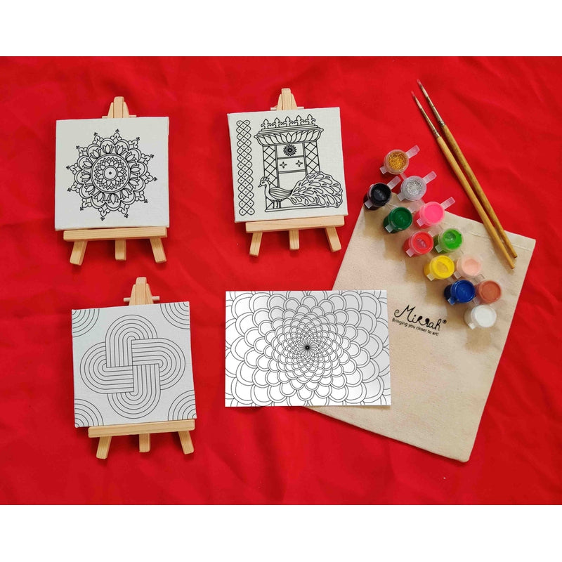 Kolam Miniature Paintings 5 in 1 Gift Box