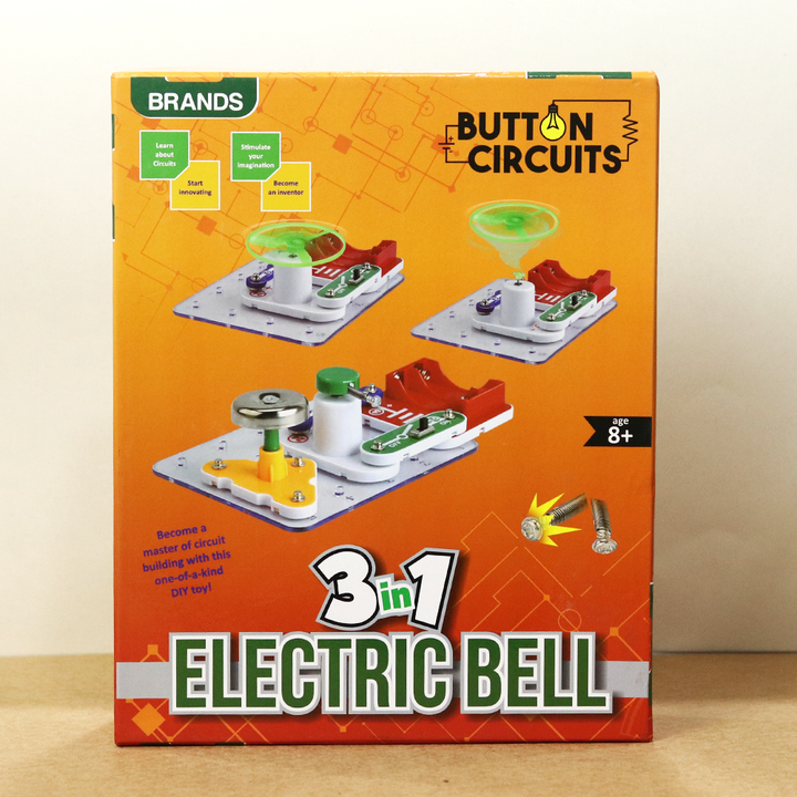 3 in 1 Electric Bell Circuit Game - STEAM Game For Kids