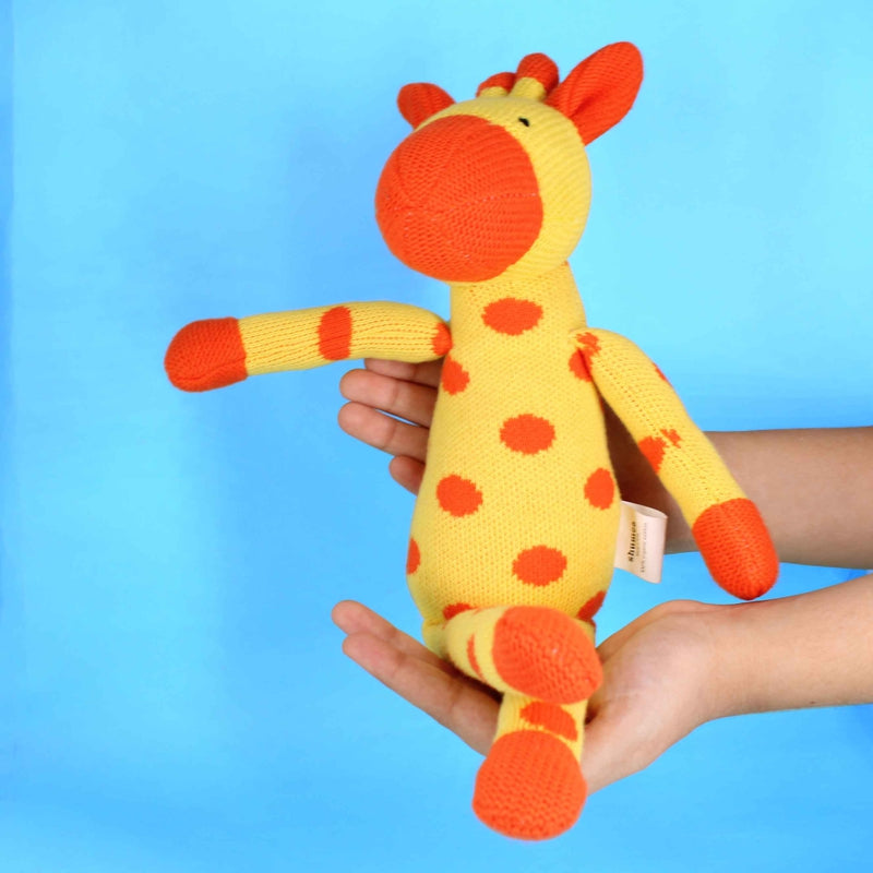 Giraffe Knitted Cuddly Buddy