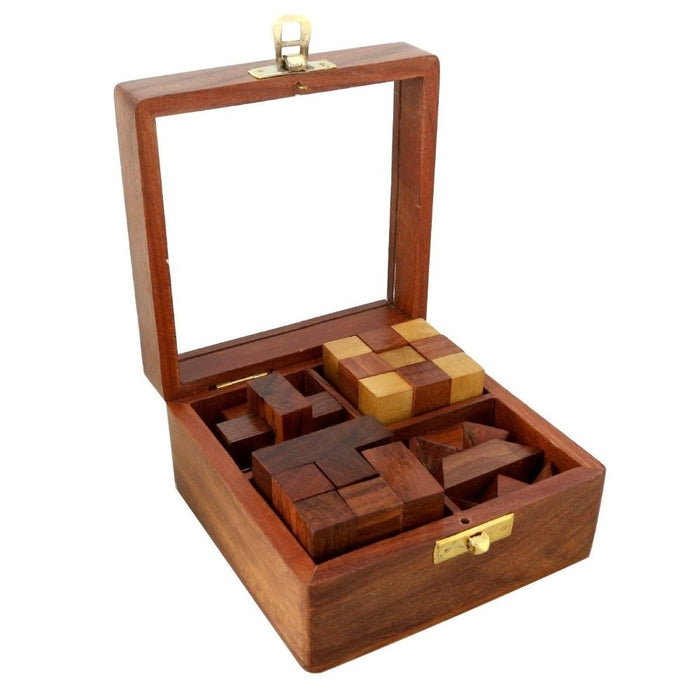 4 in 1 Wooden Box Puzzle