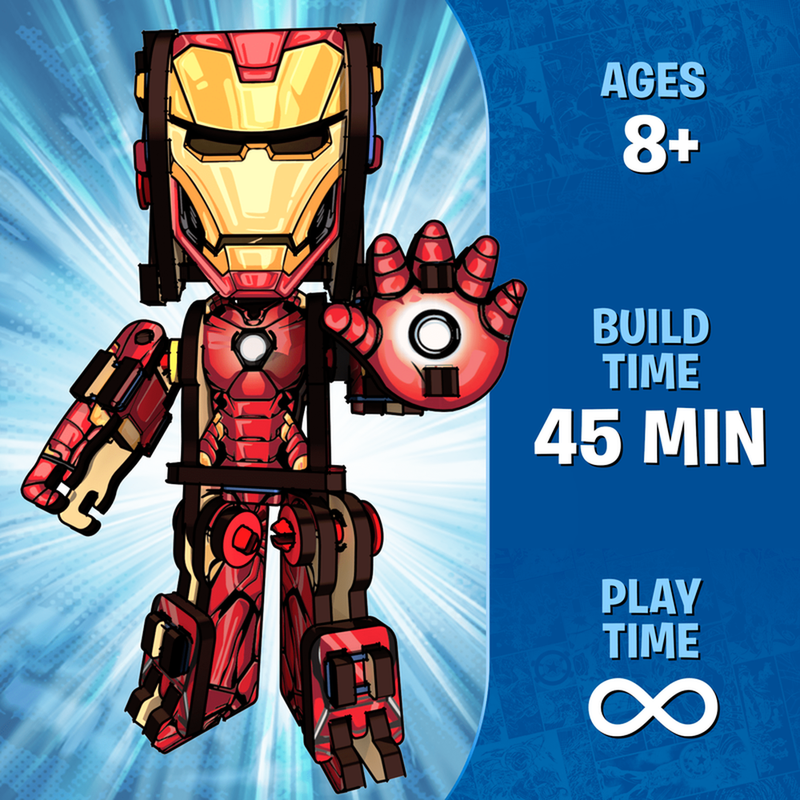 Buildables Iron - Man Marvel (55+ pieces)