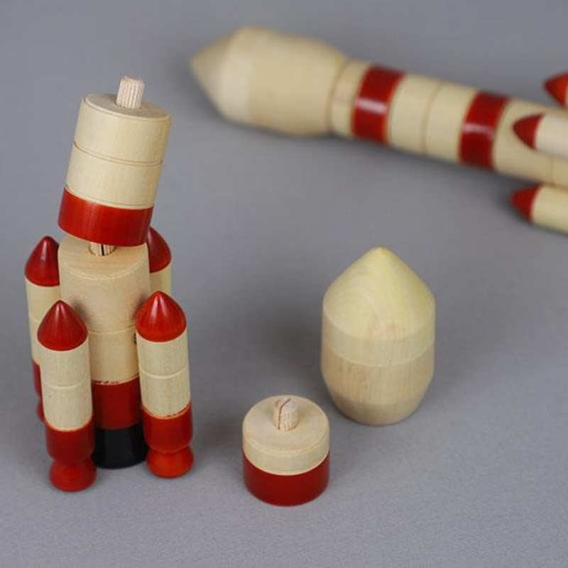 ISRO 4 Stage Rocket | Wooden DIY Model