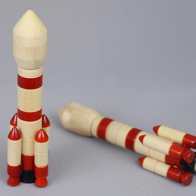 ISRO 4 Stage Rocket | Wooden DIY Model