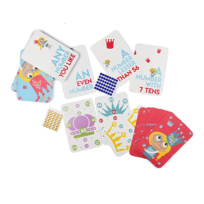 Tens & Tiaras Educational Card Game for Kids