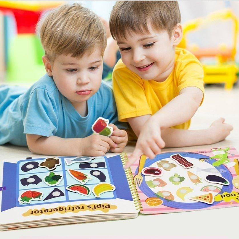 Montessori Busy Book for Kids to Develop Learning Skills - HelloKidology