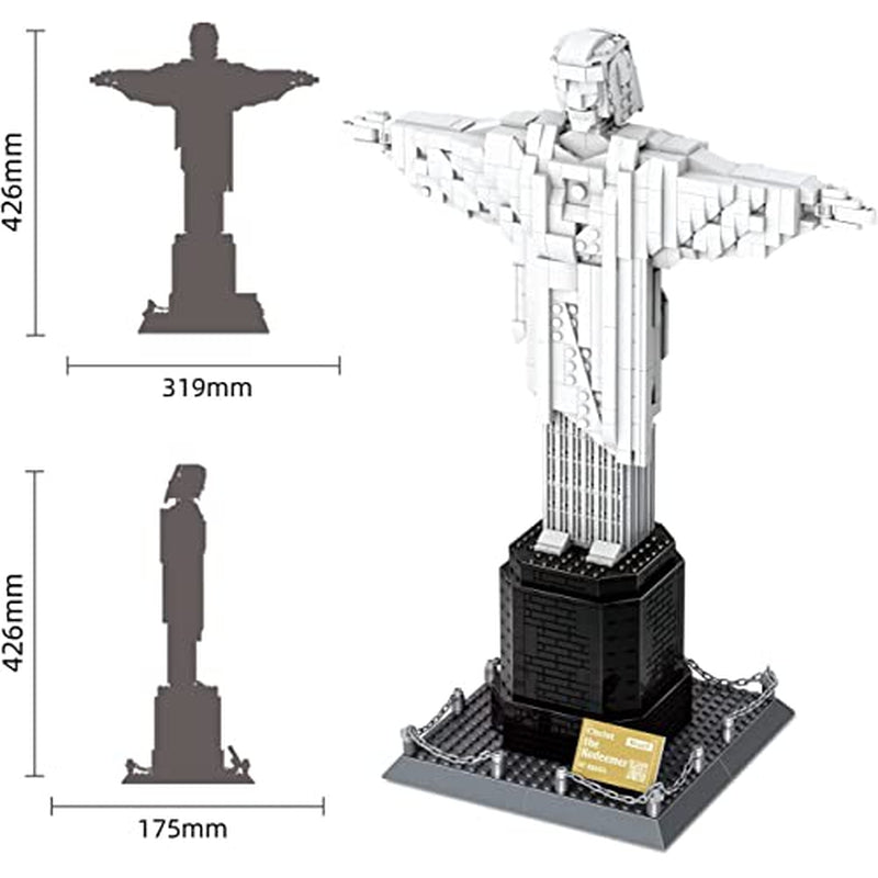 Rio De Janerio Christ's, Redeemer of Brazil Building Blocks (973 Pcs)