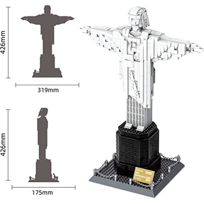 Rio De Janerio Christ's, Redeemer of Brazil Building Blocks (973 Pcs)