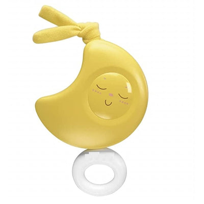 Melodious Yellow Moon with Soft Rounded Shapes for New Born