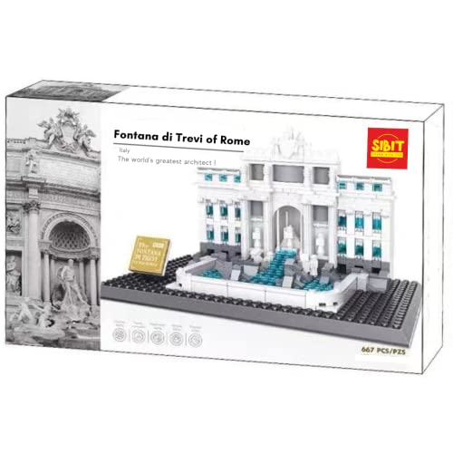 Trevi Fountain Model Building Block (667 Pieces)