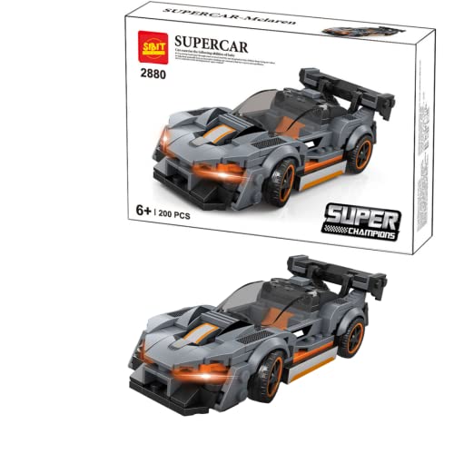 Supercar Building Blocks (176-Piece)