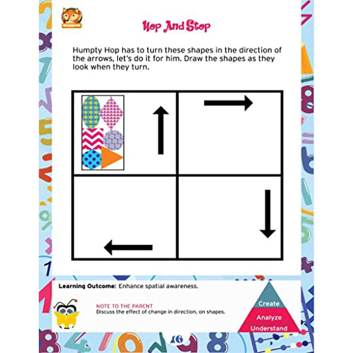 Reasoning With Math Fun Activity Book | Develop Mathematical Reasoning - Math Brain Games for Kids | Early Brain Development