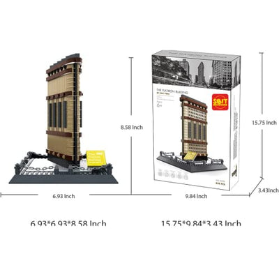 Flat Iron Building- New York  Model Toys Set (838 Pieces)