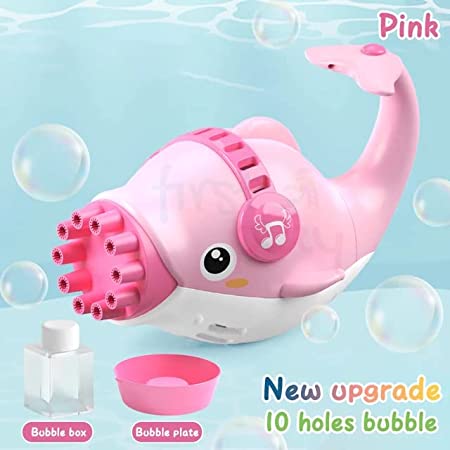 Electric Bubble Gun -Dolphin Pink