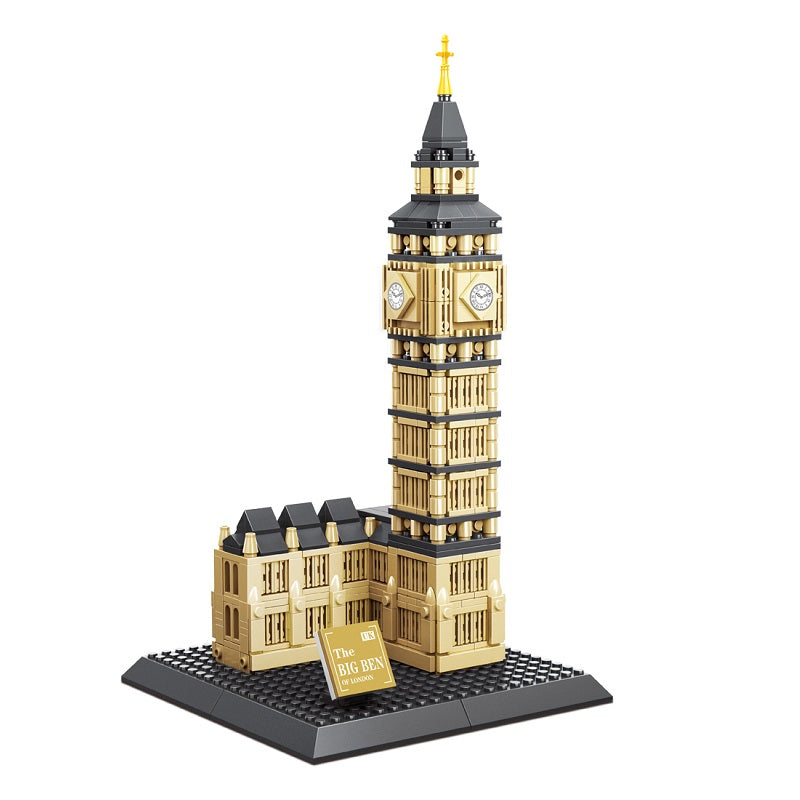 Elizabeth Tower Big Ben Building Block Set  (891 Pieces)