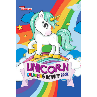 Unicorn Colouring Activity Book in English