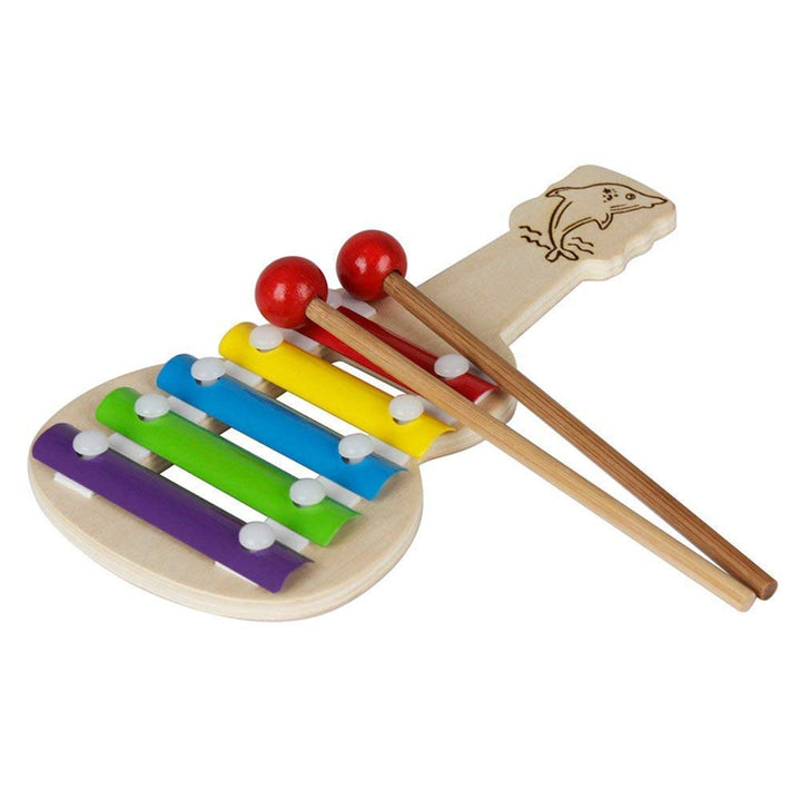 Xylophone  Wooden  Guitar (Pack of 4) For Children