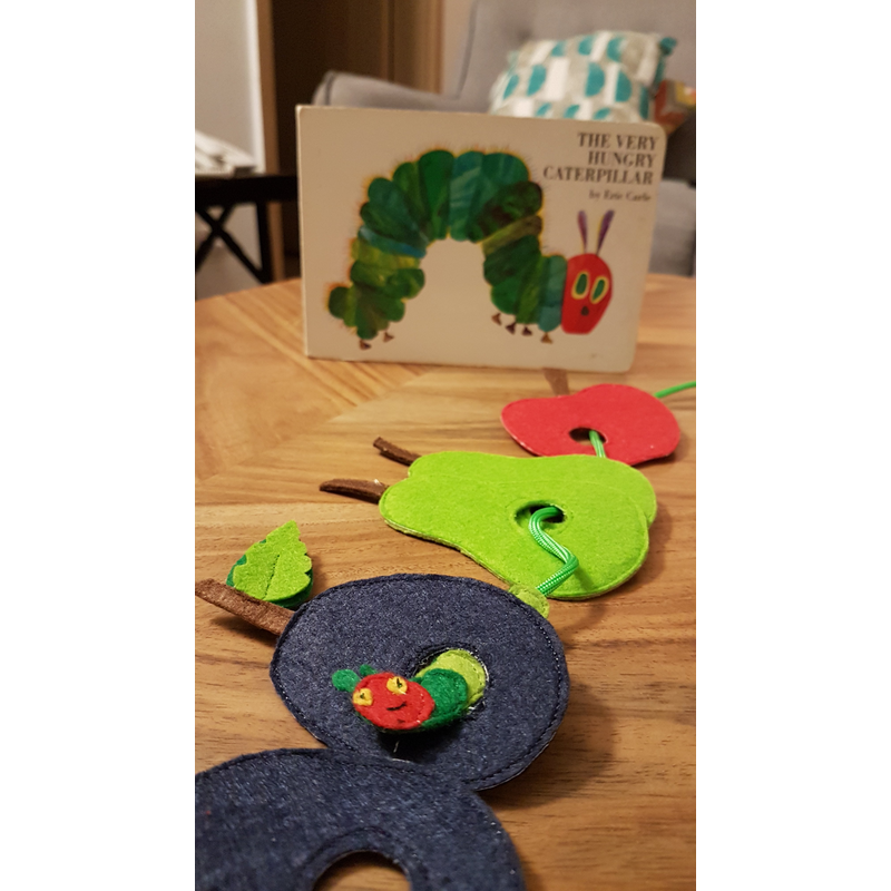 Hungry Caterpillar Lacing Activity Set