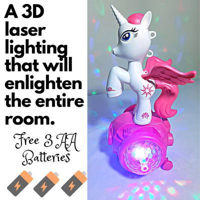 Unicorn Toys | 3D Lightning | Music Toys for Kid