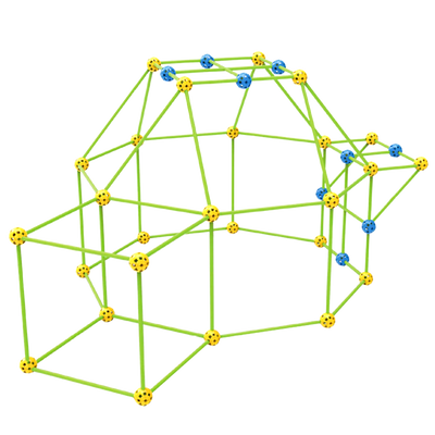 DIY Fort Construction Kit (85 pieces)