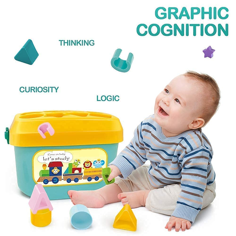 ABC and Shape Pieces Sorting Developmental Toy