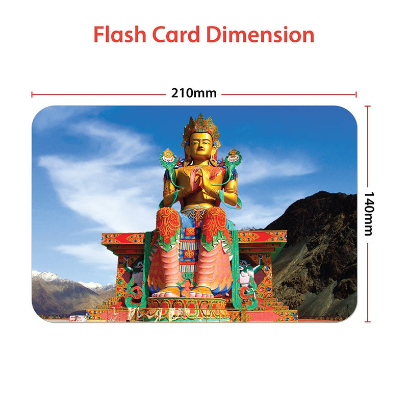 Educational - Famous Religious Places of India Flash Cards for Kids Early