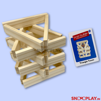 Brain Builder Wooden Building Plank Blocks (SET-1)