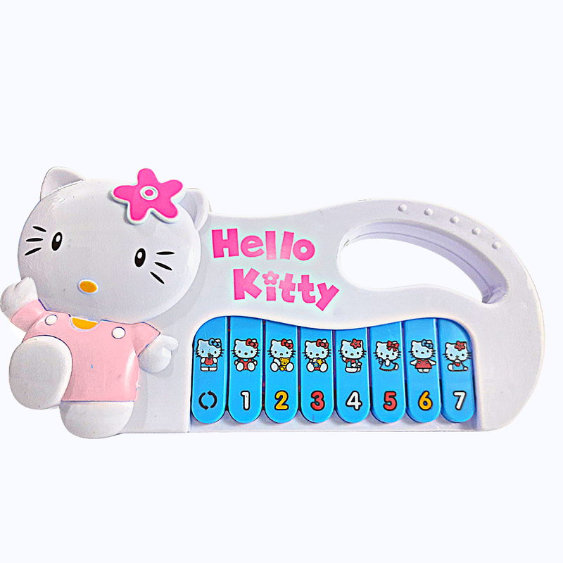 Hello Kitty Piano Toys for Kids and Babies | Plays Various Melodies (Blue)