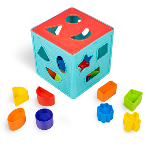 Ratna's Shape Sorter Cube Senior - 18 Pieces (1-3 Years)
